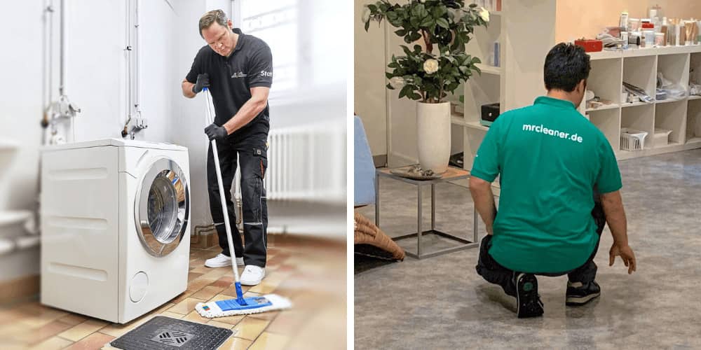 Einsatz unseres Teams bei einem Reinigungsservice