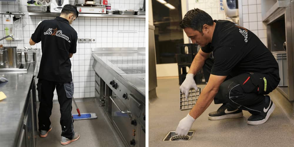 Hygienische Gastronomiereinigung nach HCCAP durch unser Team in St. Gallen