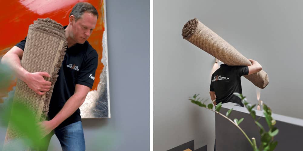 Einsatz unseres Teams bei der Teppichreinigung in Genf