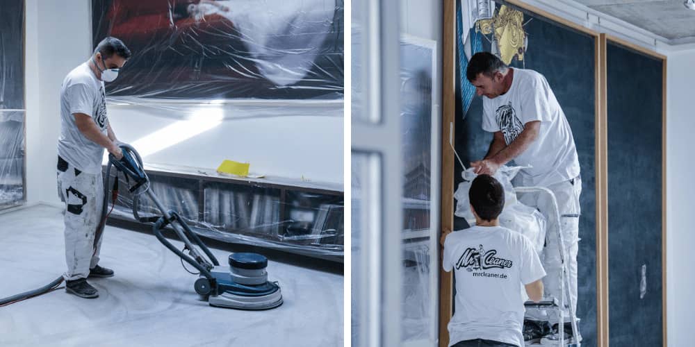 Einsatz unseres Teams bei der Baureinigung in Genf