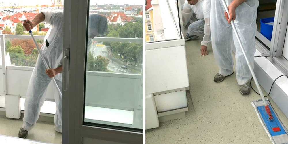 Entfernung von Taubenkot durch unsere Profis vor Ort in Genf