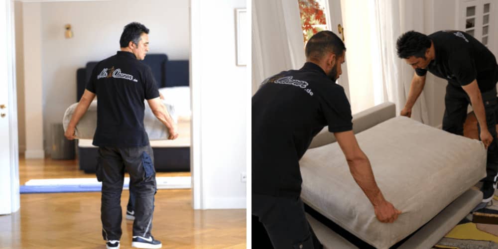 Einsatz unseres Teams bei der Polsterreinigung in Genf