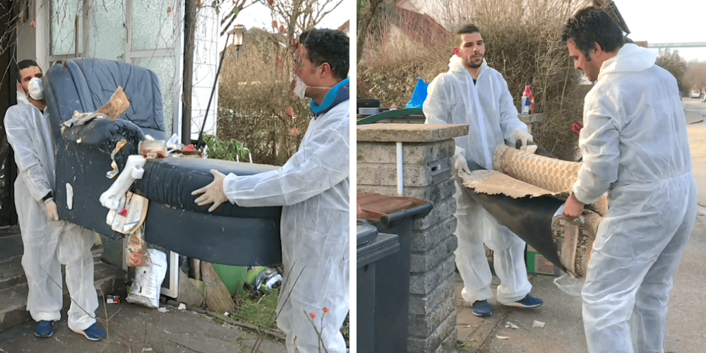 Diskreter Einsatz unserer Reinigungsprofis bei einer Messie-Wohnung in Basel