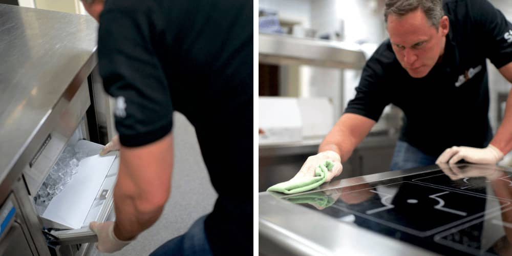 Hygienische Gastronomiereinigung nach HCCAP durch unser Team in St. Gallen