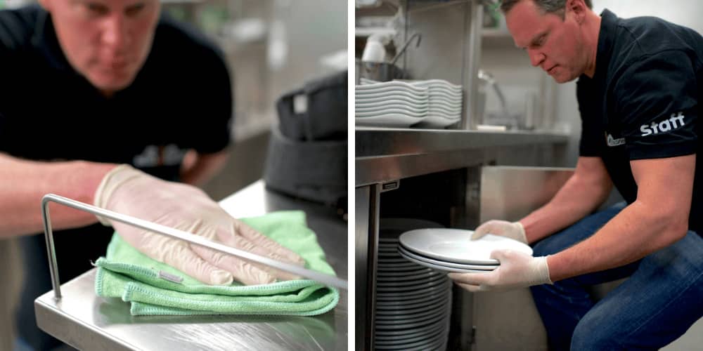 Hygienische Gastronomiereinigung nach HCCAP durch unser Team in St. Gallen