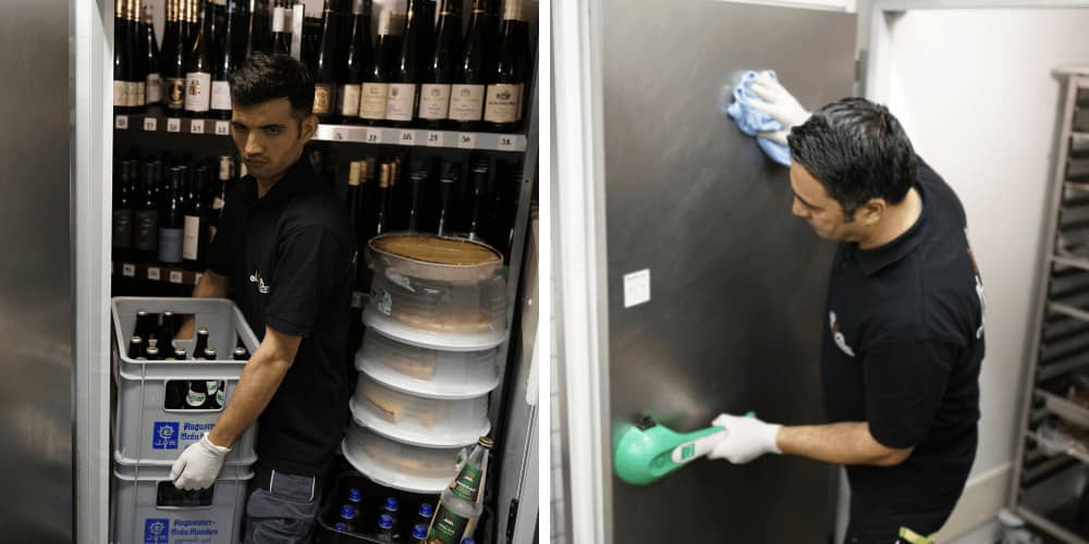Hygienische Gastronomiereinigung nach HCCAP durch unser Team in St. Gallen